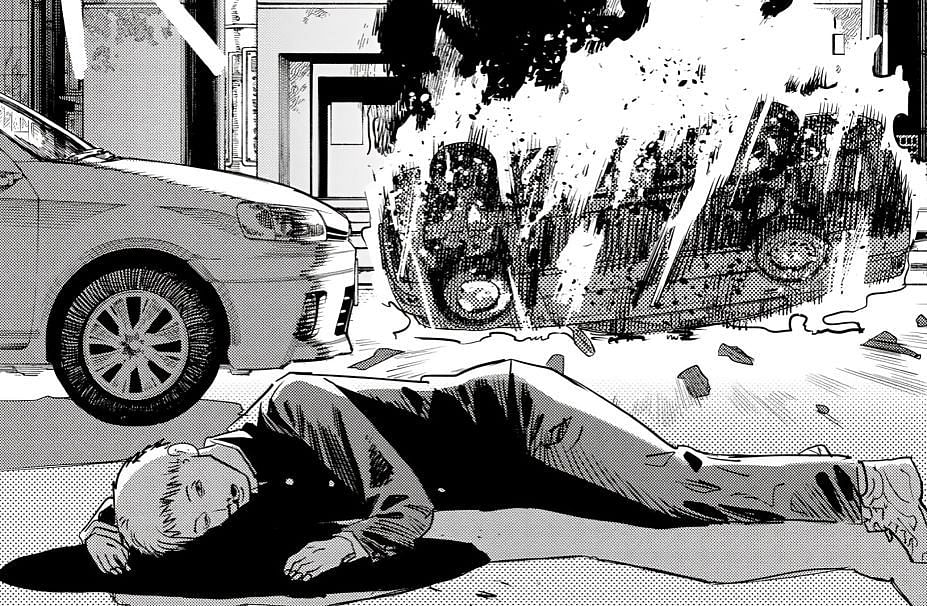 The civilian as seen in chapter 102 (Image via Shueisha).